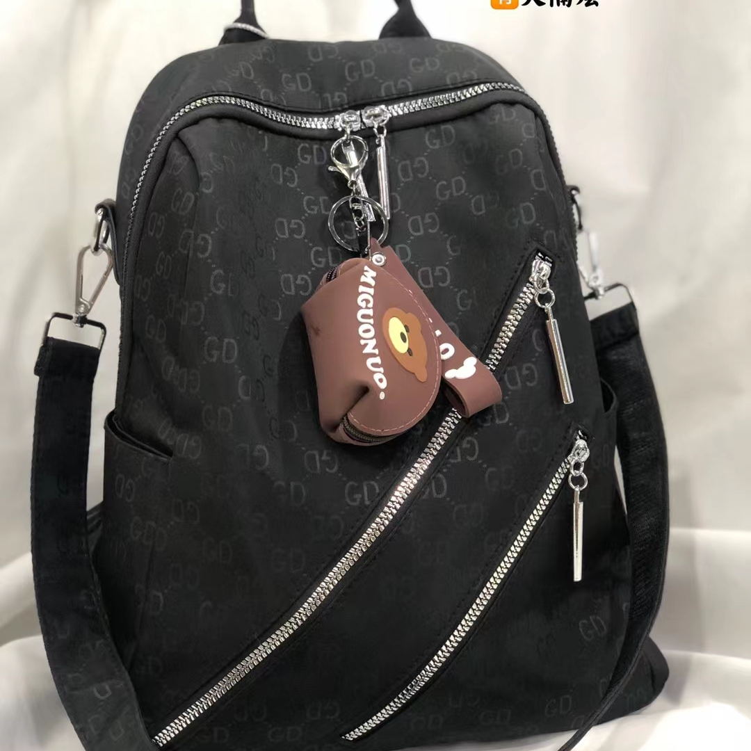 Oxford cloth backpack women 2021 new fashion leisure waterproof women travel canvas anti-theft backpack