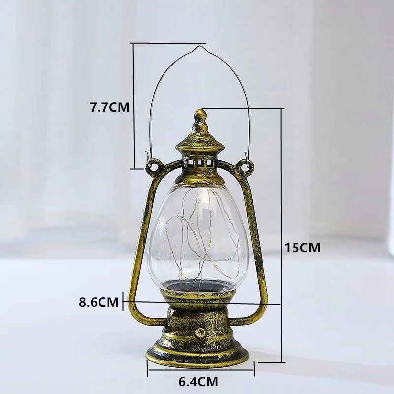 LED手持小风灯，马灯白底实物图