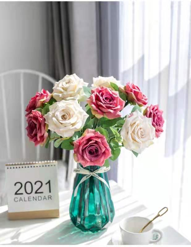 A single rose with a realistic touch detail image 2