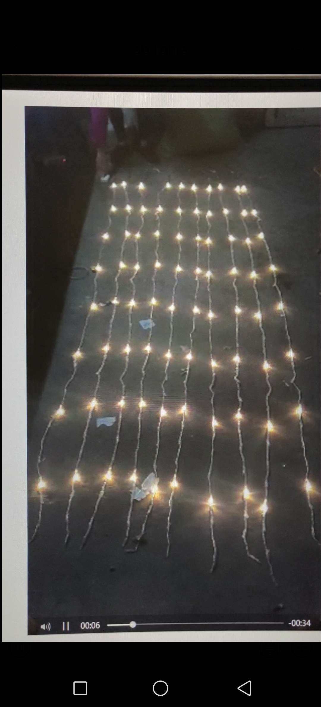 Led Waterfall Light Water Light Decorative Light details Picture