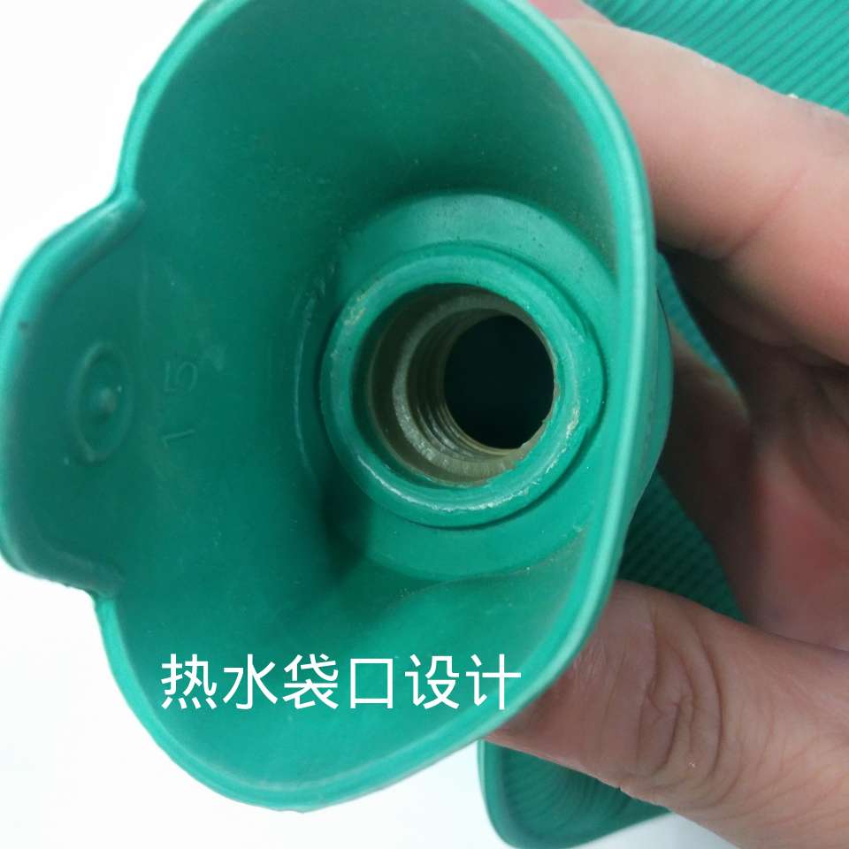 橡胶热水袋注水暖肚子女热敷学生可爱中号暖脚床上灌水暖手宝宝产品图