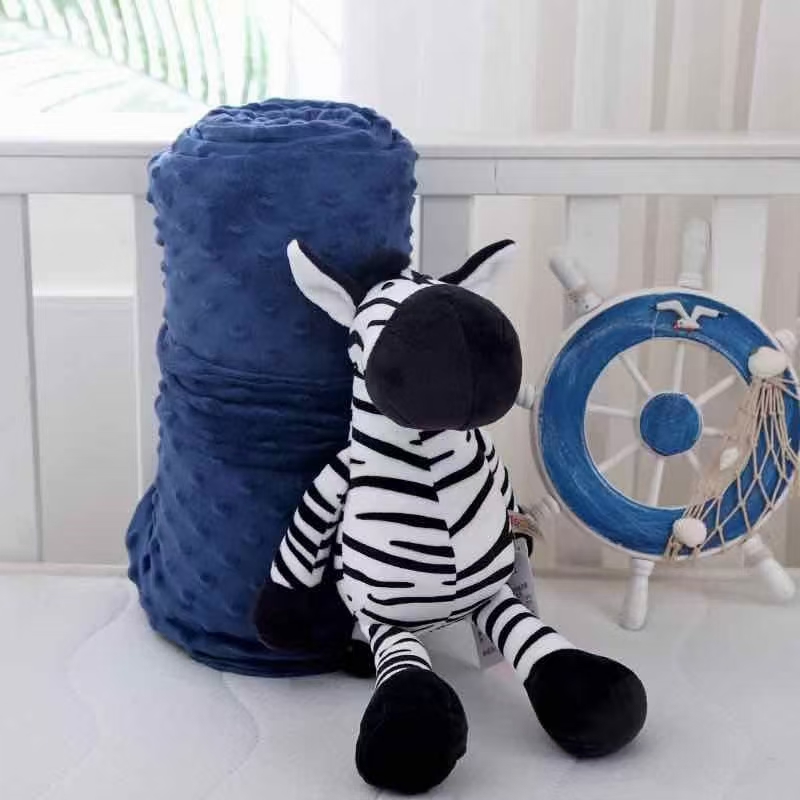 义乌好货动物豆豆毯春夏凉被儿童幼儿园空调被午睡盖毯详情图4