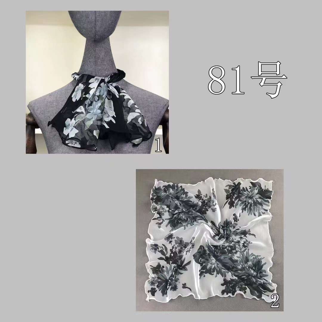 木耳边方巾细节图