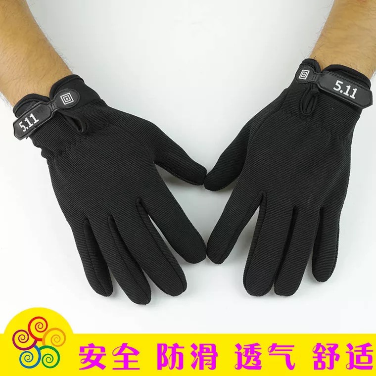 5.11 Full finger gloves Cycling gloves Men's tactical outdoor training mountaineering bare finger driving 511 gloves
