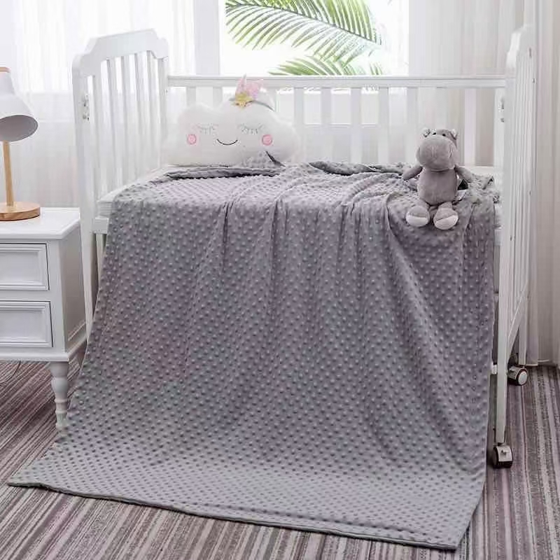 义乌好货动物豆豆毯春夏凉被儿童幼儿园空调被午睡盖毯详情图3