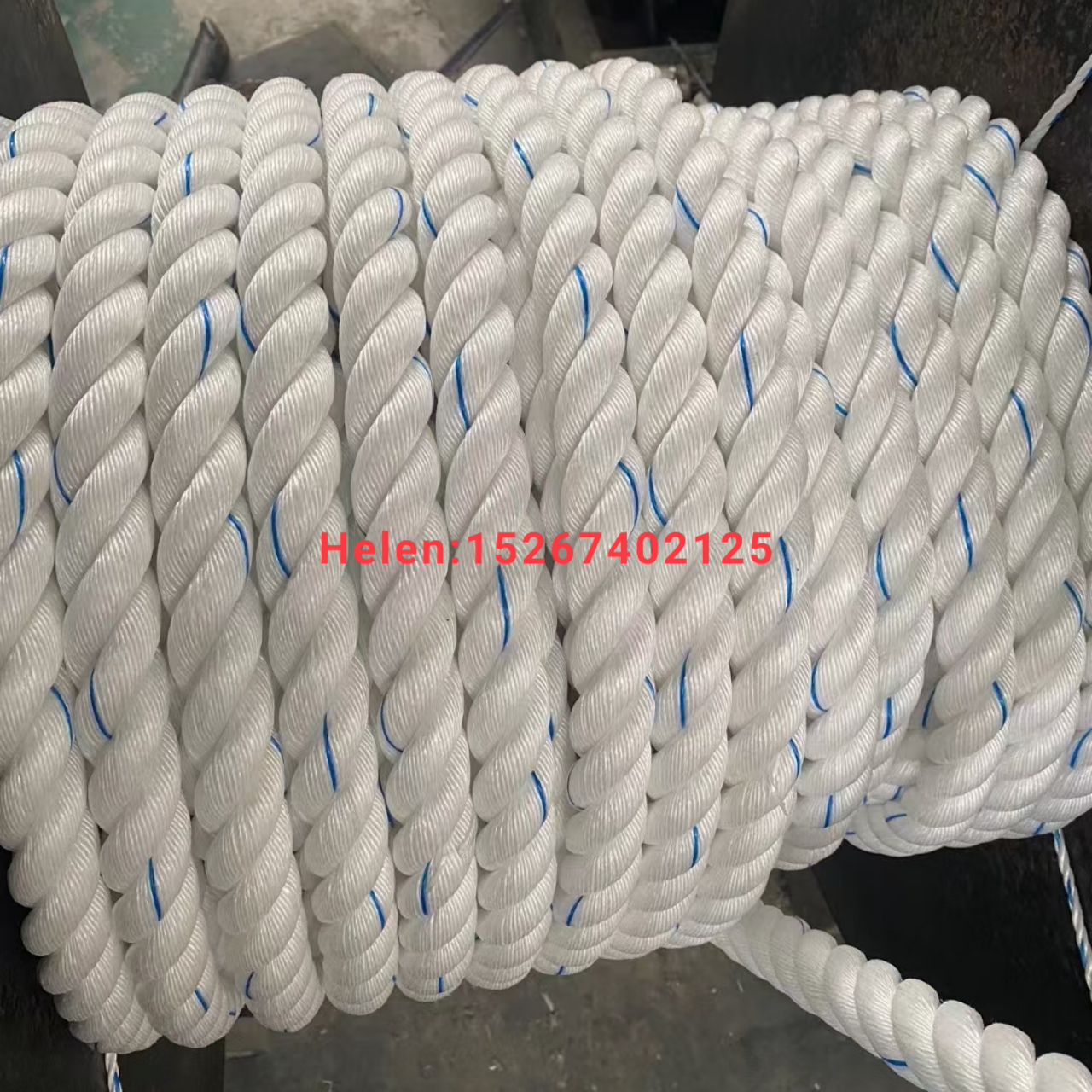 Manufacturers direct braided rope nylon rope color braided rope woven ribbon braided rope export rope.