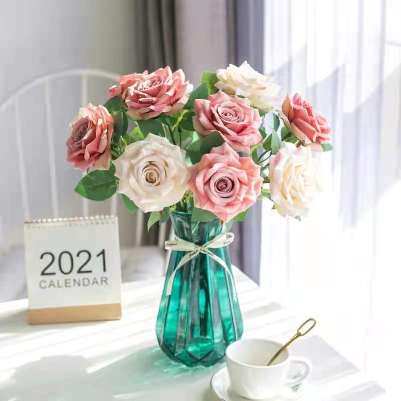 A single rose with a realistic touch detail image 1