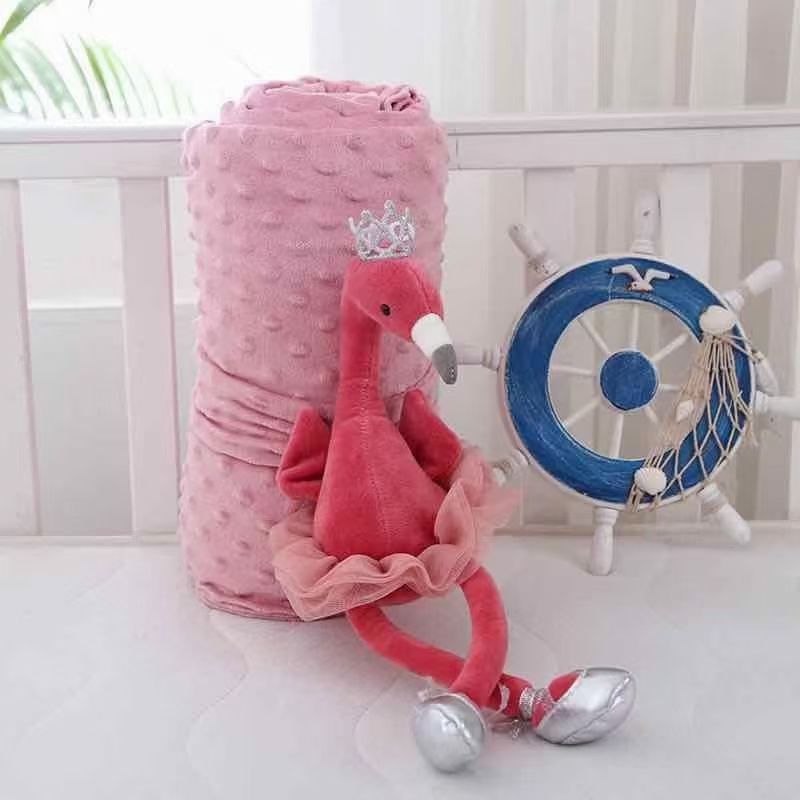 义乌好货动物豆豆毯春夏凉被儿童幼儿园空调被午睡盖毯详情图9