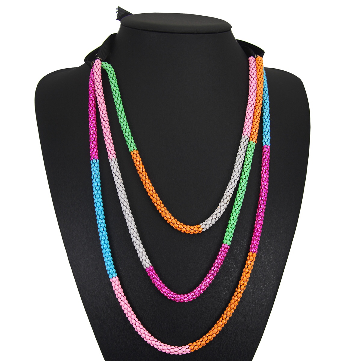Ethnic style necklace, earrings