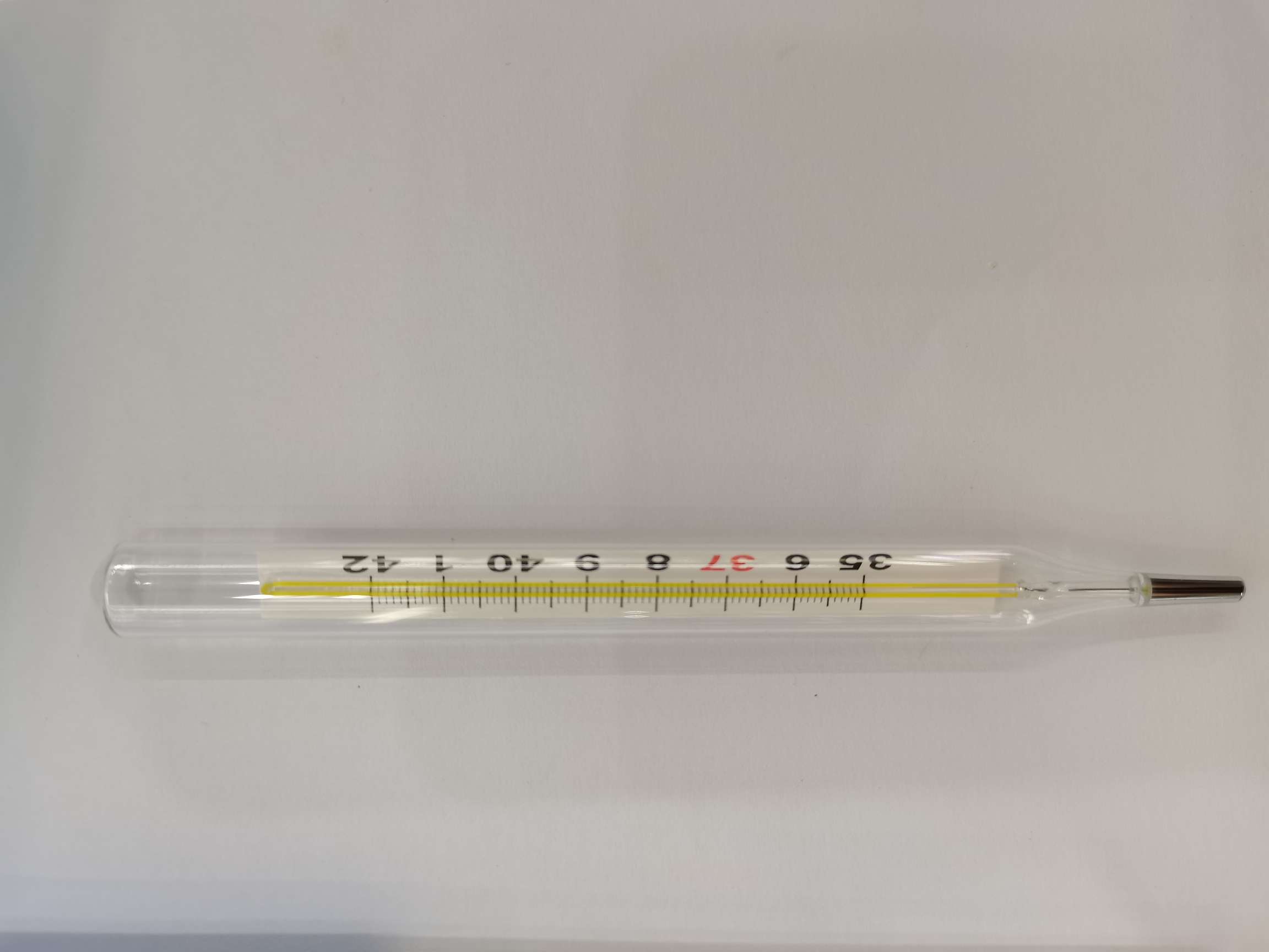 单双刻度温度计大号玻璃温度计清晰大刻度外贸腋下温度测温计详情图1