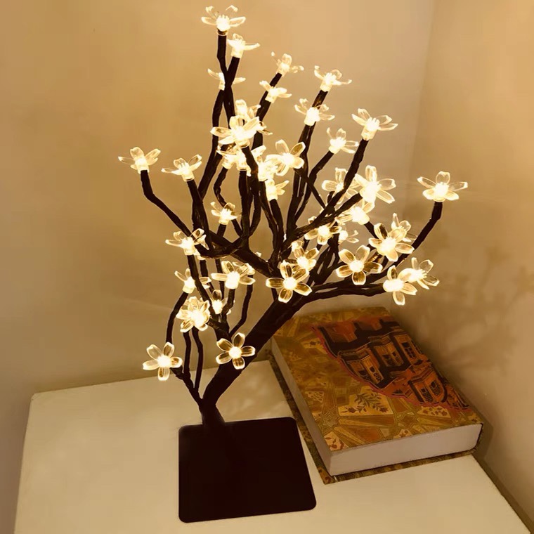 led发光树灯圣诞灯彩灯室内装饰樱花灯图