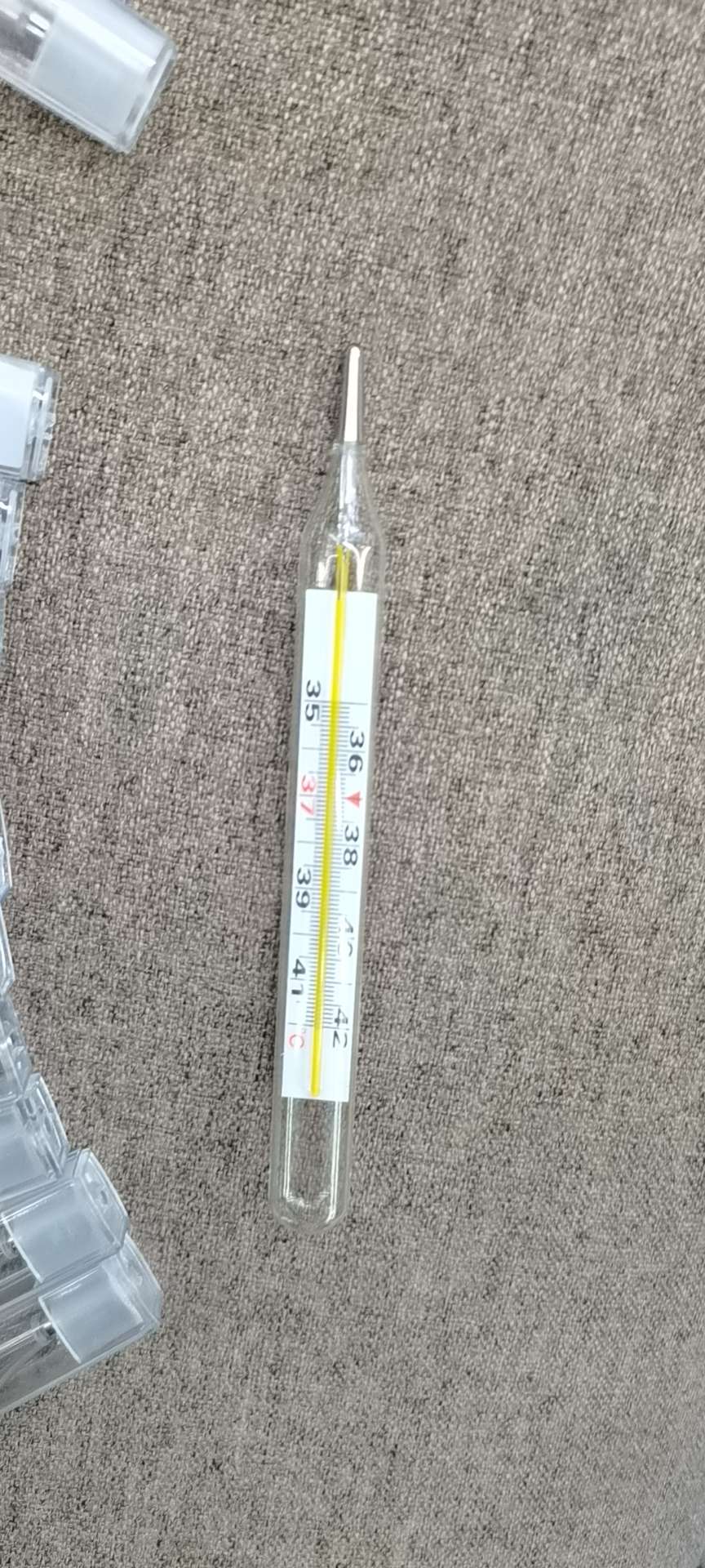 玻璃温度计实物图