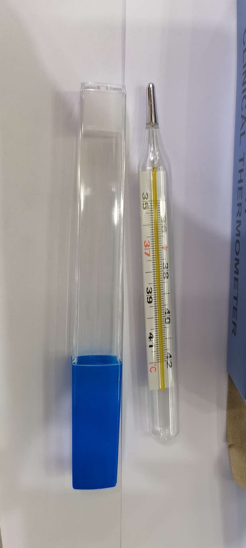 单双刻度温度计大号玻璃温度计清晰大刻度外贸腋下温度测温计详情图3