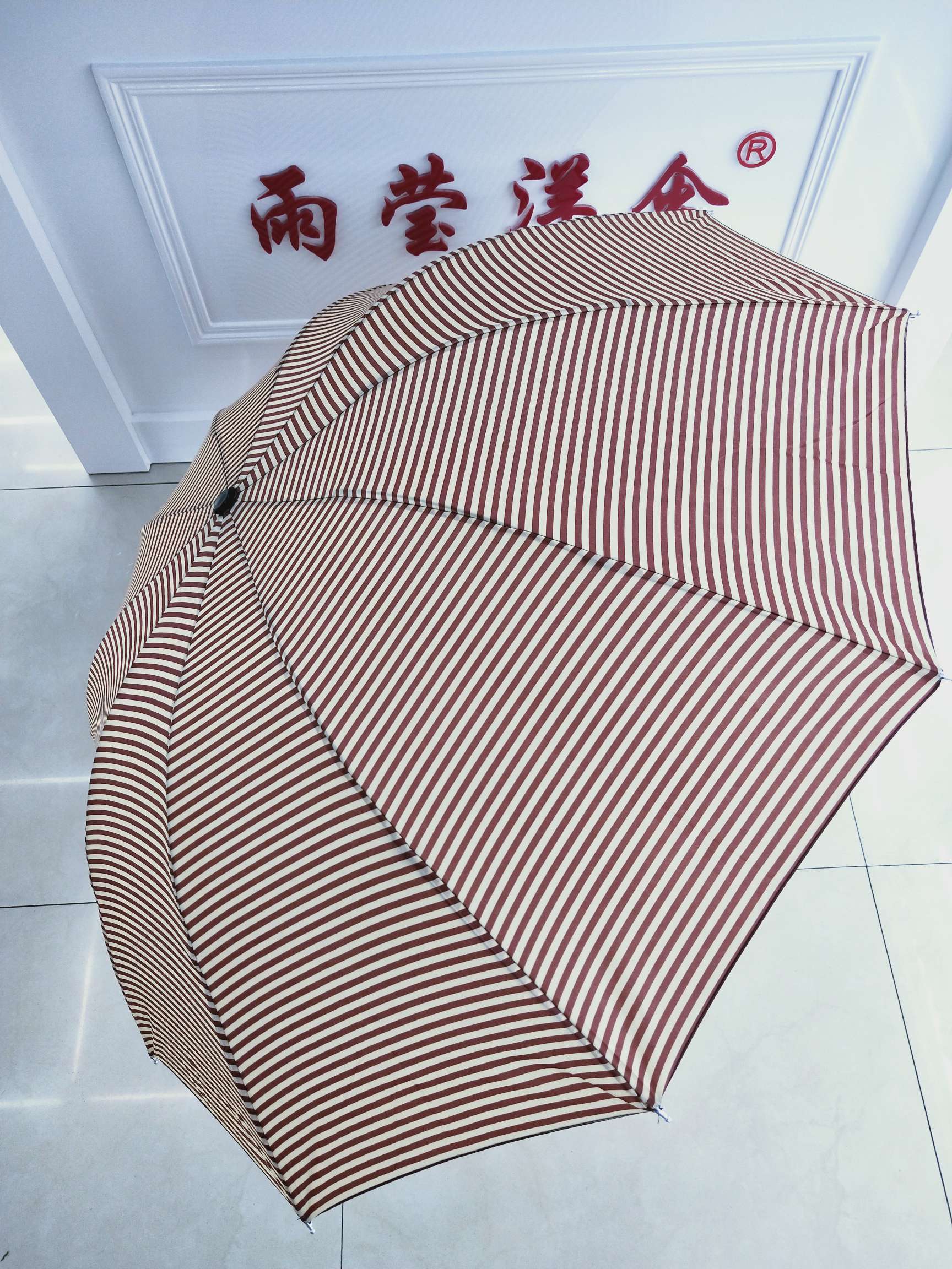 折叠条纹雨伞学生韩版晴雨两用防晒遮阳太阳伞防紫外线详情图3