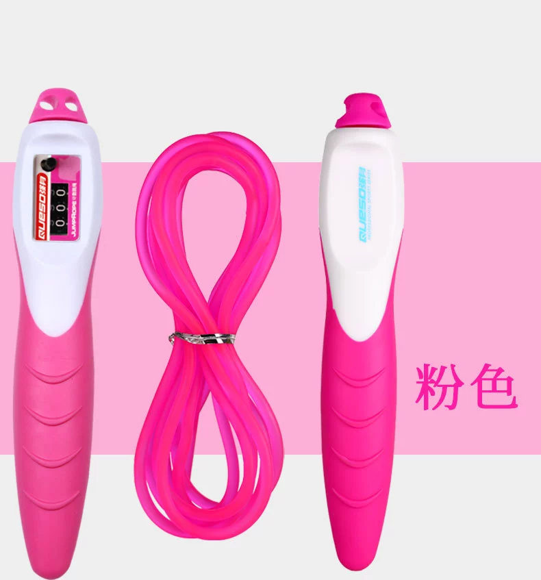 【软橡胶计数手柄】成人健身学生中考专用训练计数跳绳厂家批发详情图5