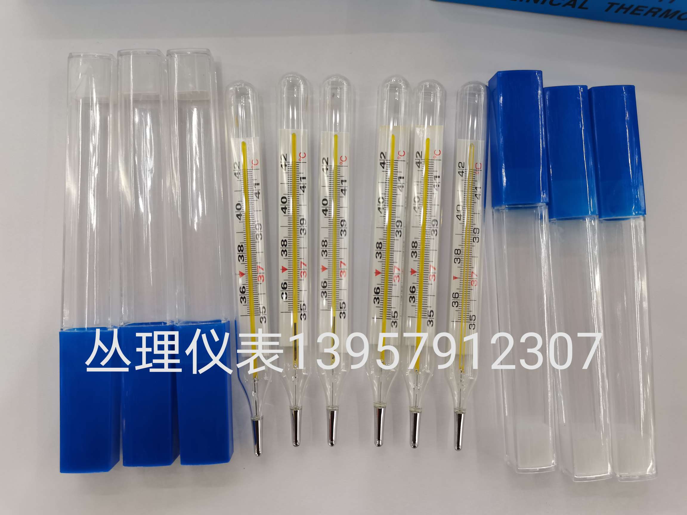 单双刻度温度计大号玻璃温度计清晰大刻度外贸腋下温度测温计详情图13