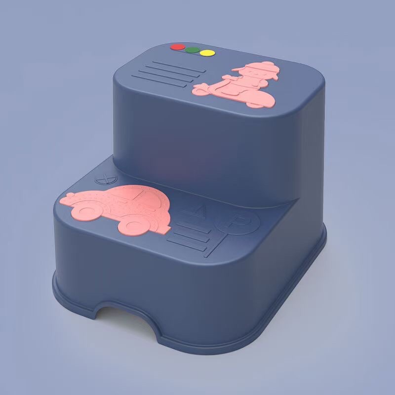 儿童垫脚凳幼儿宝宝洗手踩脚凳塑料防滑椅子家用马桶增高踩脚凳子 