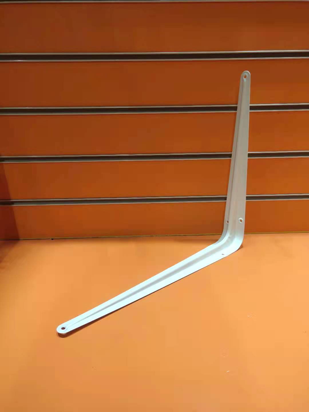 烤漆三角支架承重强 五金工具三角支架托架铁架墙面上搁板支撑架置物架 直角固定支架 白色三角支架 角铁固定支架详情图4