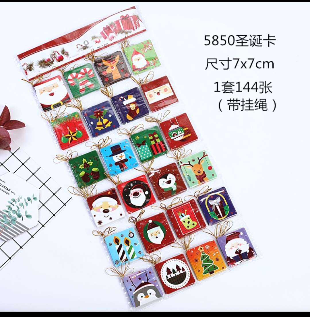 圣诞节贺卡许愿卡迷你贺卡party小卡节日贺卡详情图1