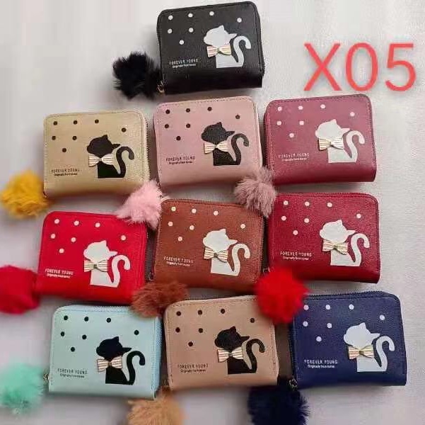 2021 Women's Wallet, New zipper fashionable Korean version student mini Loose edge clutch