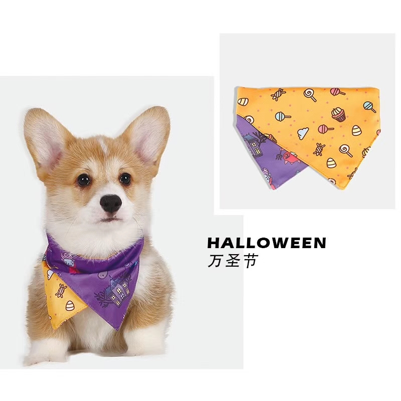 多彩口水巾/宠物口水巾/狗狗口水巾产品图