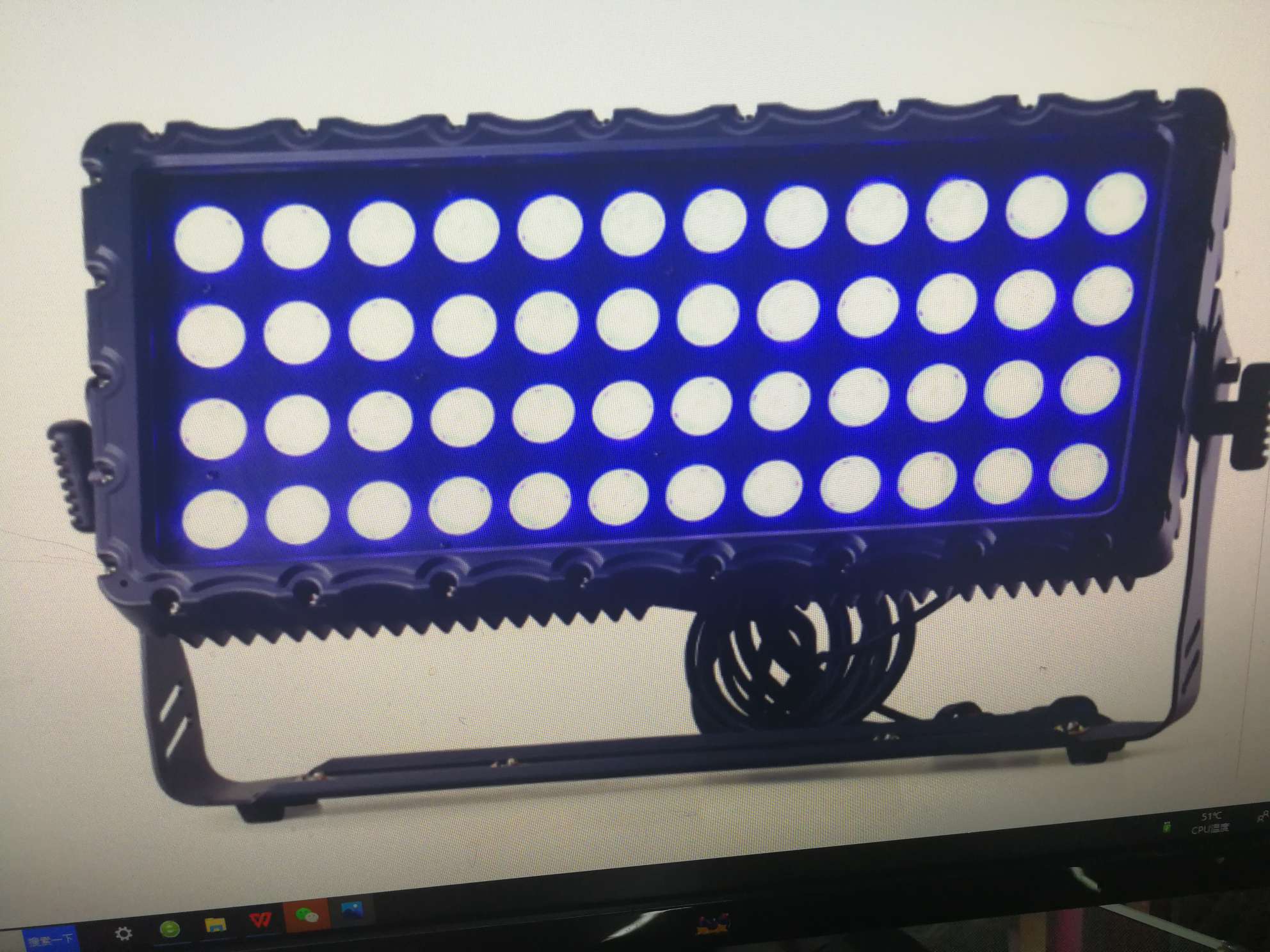48x10W LED洗墙灯RGBW LED染色灯 炫彩泛光灯 远程投光灯户外演出详情图3