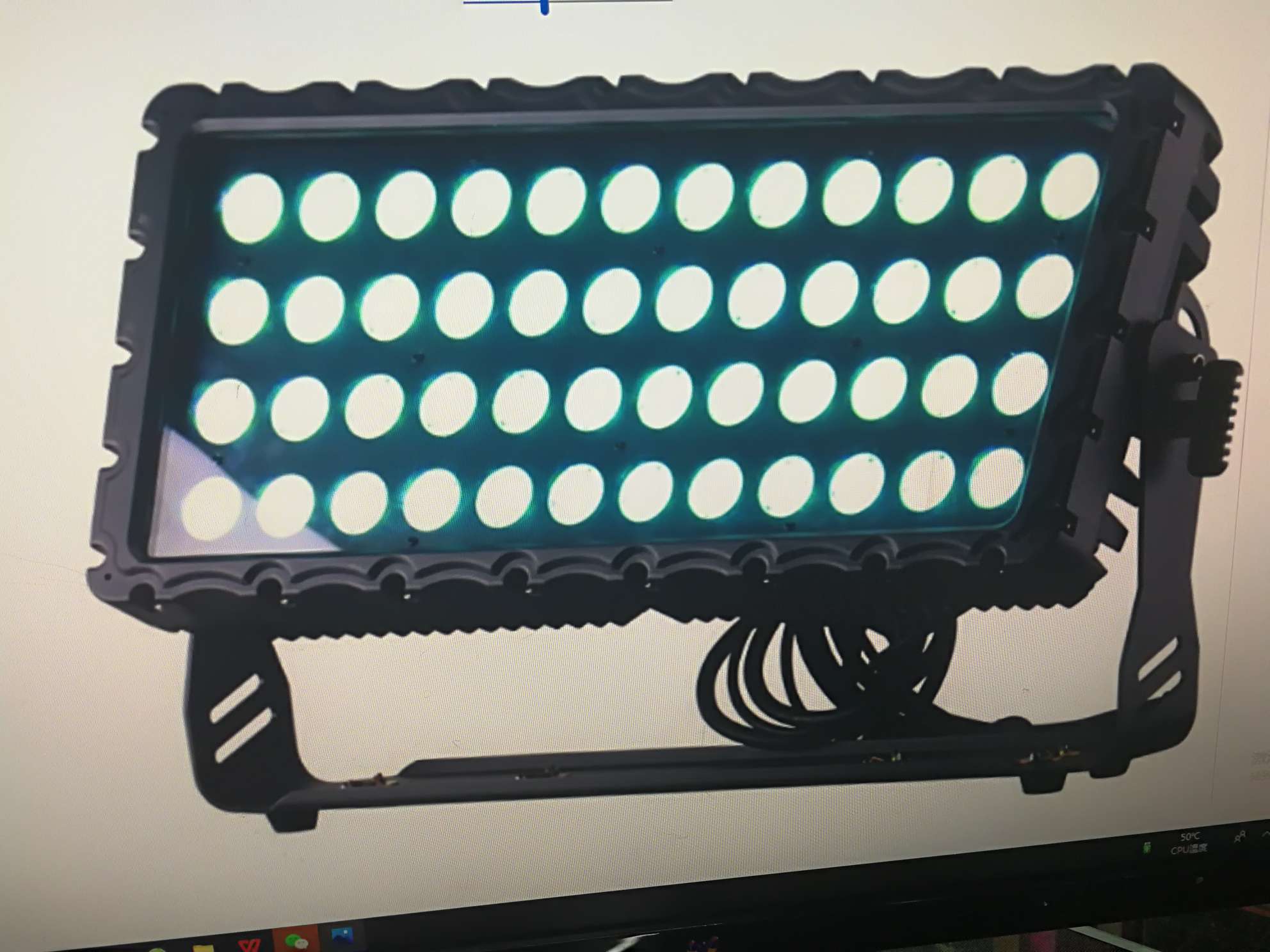 48x10W LED洗墙灯RGBW LED染色灯 炫彩泛光灯 远程投光灯户外演出详情图2