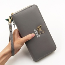 厂家现货低价批发新款韩版女士钱包中长款手机包潮流拉链手拿包