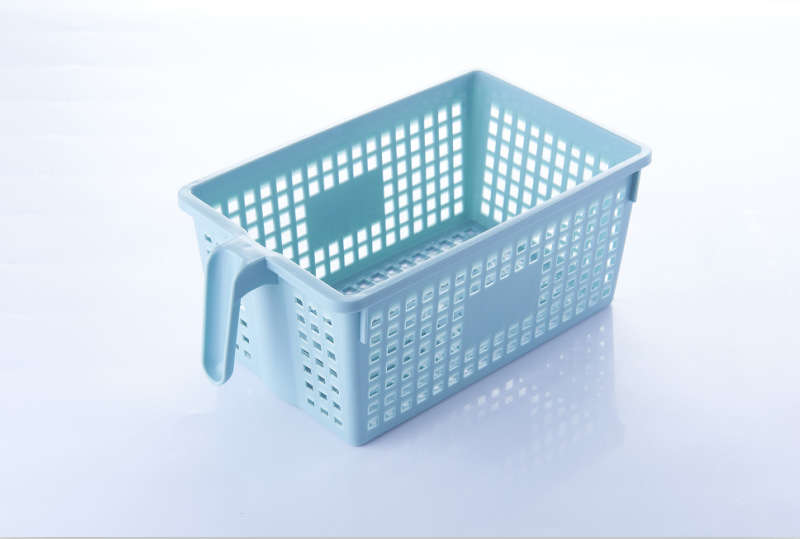 H01－271方形塑料收纳筐带手柄收纳篮厨房浴室置物篮多功能储物篮详情图7