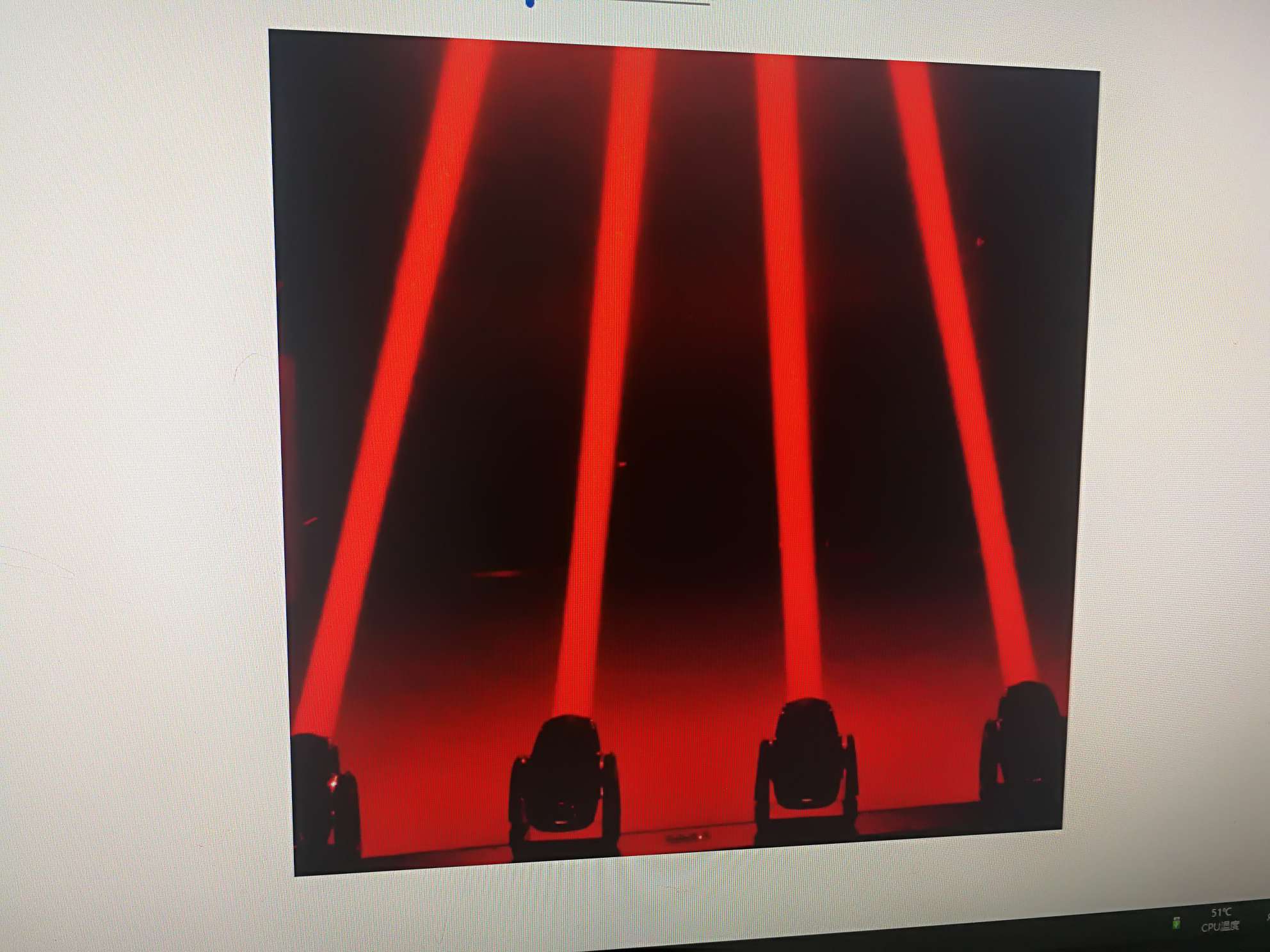 4眼光束摇头效果灯LED48W酒吧KTV婚庆舞台灯光4头光束旋转闪光细节图