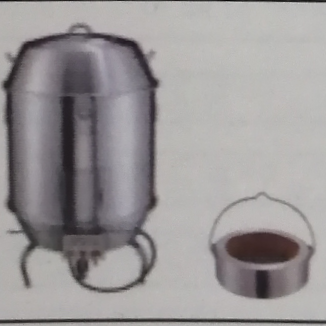 70*130不锈钢烤鸭炉（天然气式）1.0厚单层（配管道气炉头 和石仔座）图