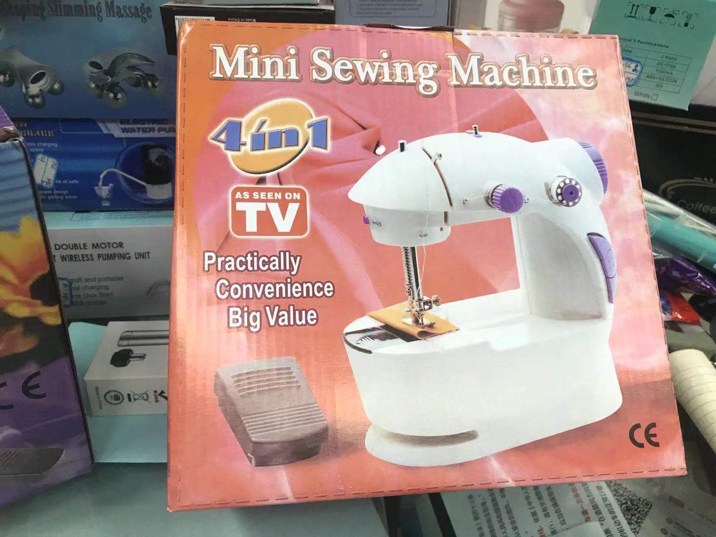 缝纫机家用电动小型迷你全自动台式吃厚手持微型脚踏衣车2细节图