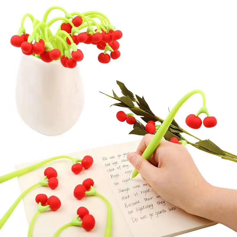 Z20073  樱桃
黑色中性笔，可换蓝芯详情3