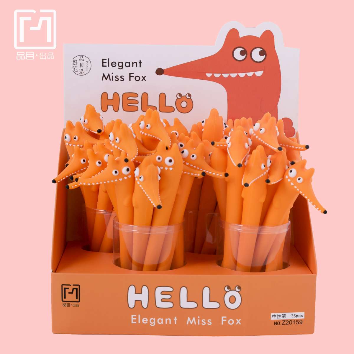 Z20159  孤狸小姐
黑色中性笔，可换蓝芯详情图3