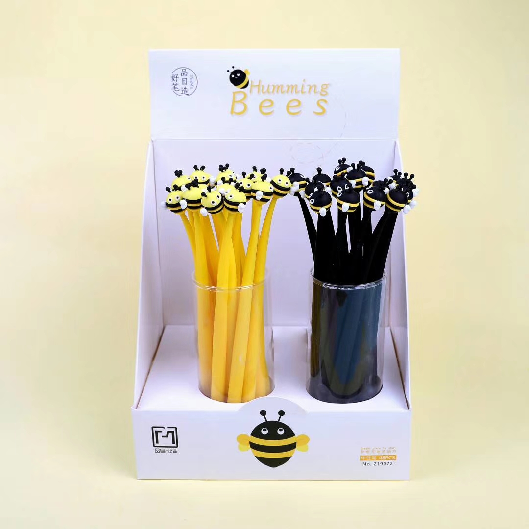 Z19072  嗡嗡蜂
黑色中性笔，可换蓝芯