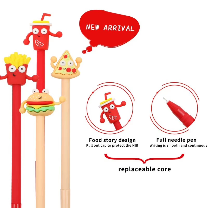 Z20050  美食总动员
黑色中性笔，可换蓝芯详情3