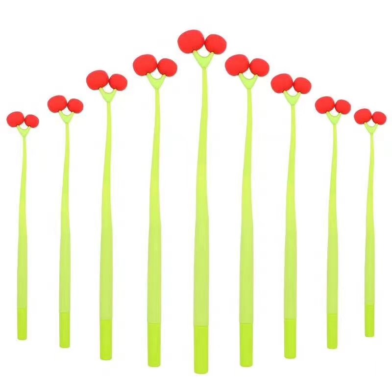 Z20073  樱桃
黑色中性笔，可换蓝芯详情4