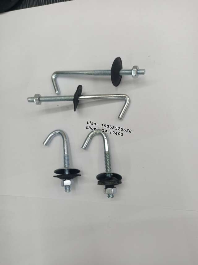 出口 瓦配件 瓦杆 瓦楞杆 瓦楞钩 U型钩 L型钩 屋顶钩 屋顶钉 roof bolt详情图7