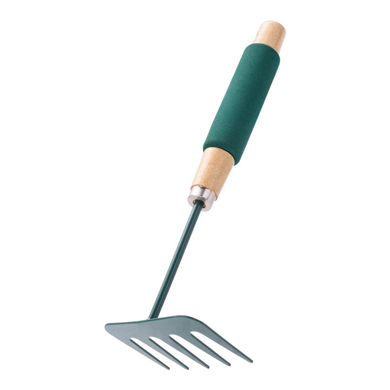 Garden tools sponge handle five-tooth harrow