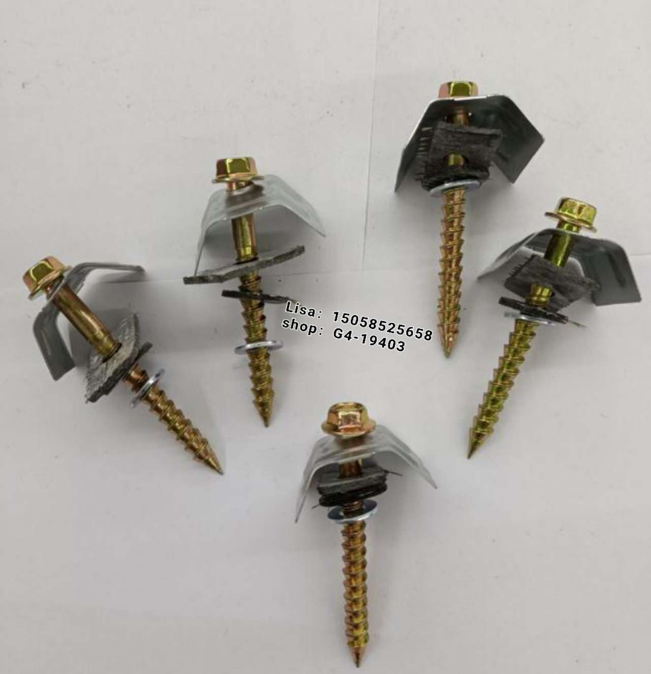 出口 瓦配件 瓦杆 瓦楞杆 瓦楞钩 U型钩 L型钩 屋顶钩 屋顶钉 roof bolt详情图11