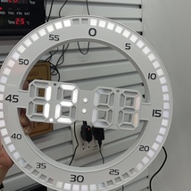 3D电子钟带跑马灯