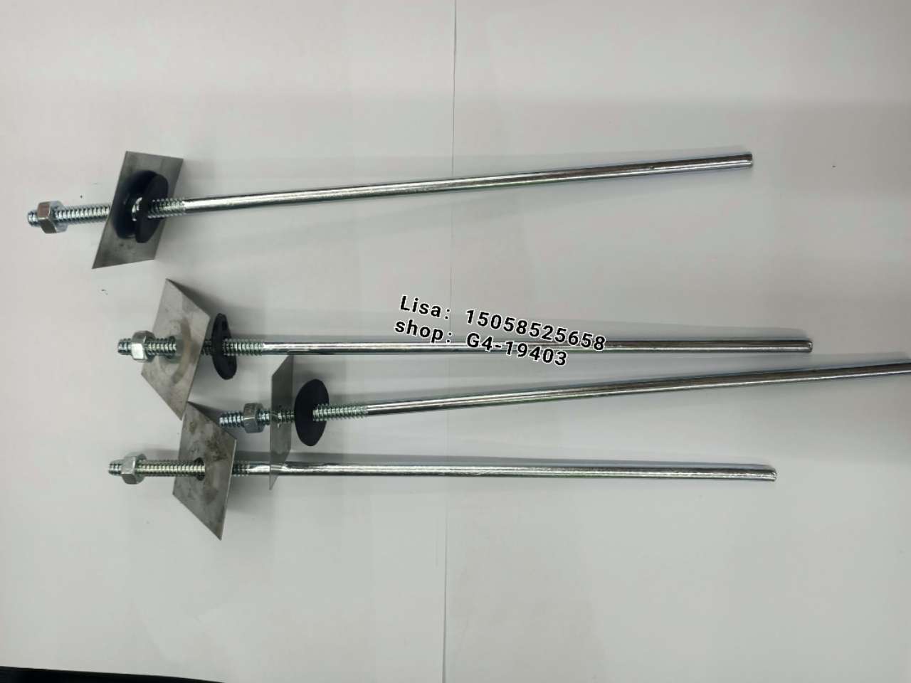 出口 瓦配件 瓦杆 瓦楞杆 瓦楞钩 U型钩 L型钩 屋顶钩 屋顶钉 roof bolt详情图10