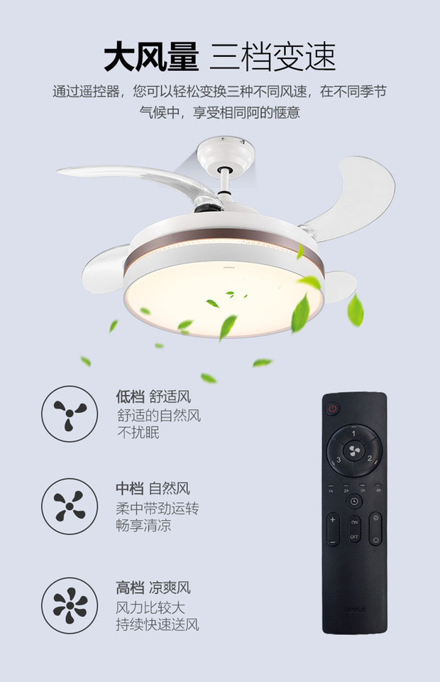 欧普缤风风扇灯详情图4