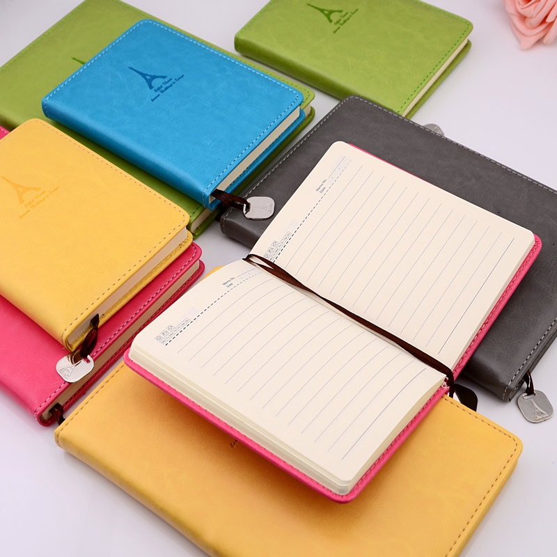 申士20系列B5韩版创意文具A5笔记本子定制logo记事本商务A6日记本手账本办公用品大本子厚可定制封面加印内页图