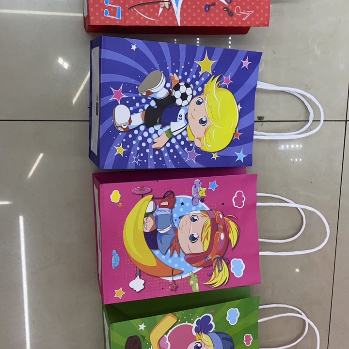 Manufacturers Customized Personalized Cute Cartoon Ins Wind Packaging Paper Bag