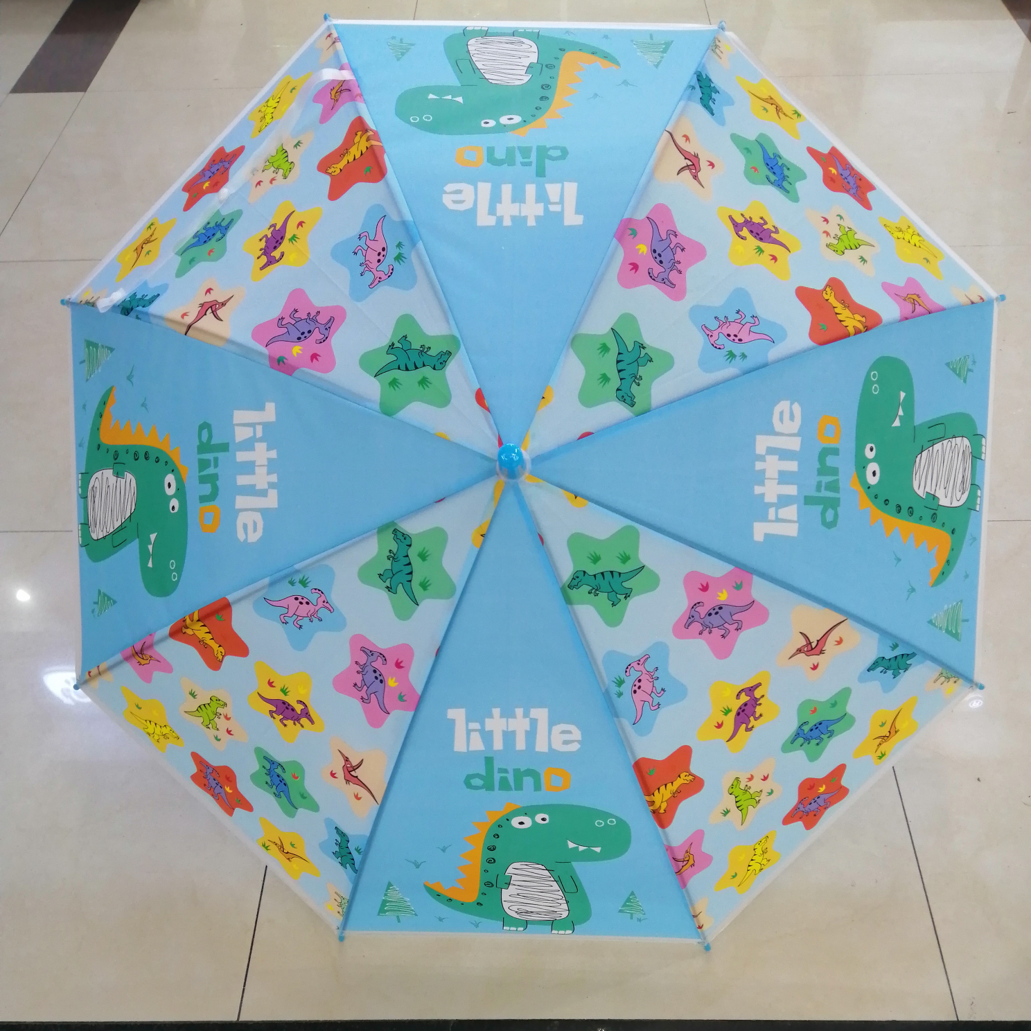 50公分POE儿童创意晴雨伞恐龙