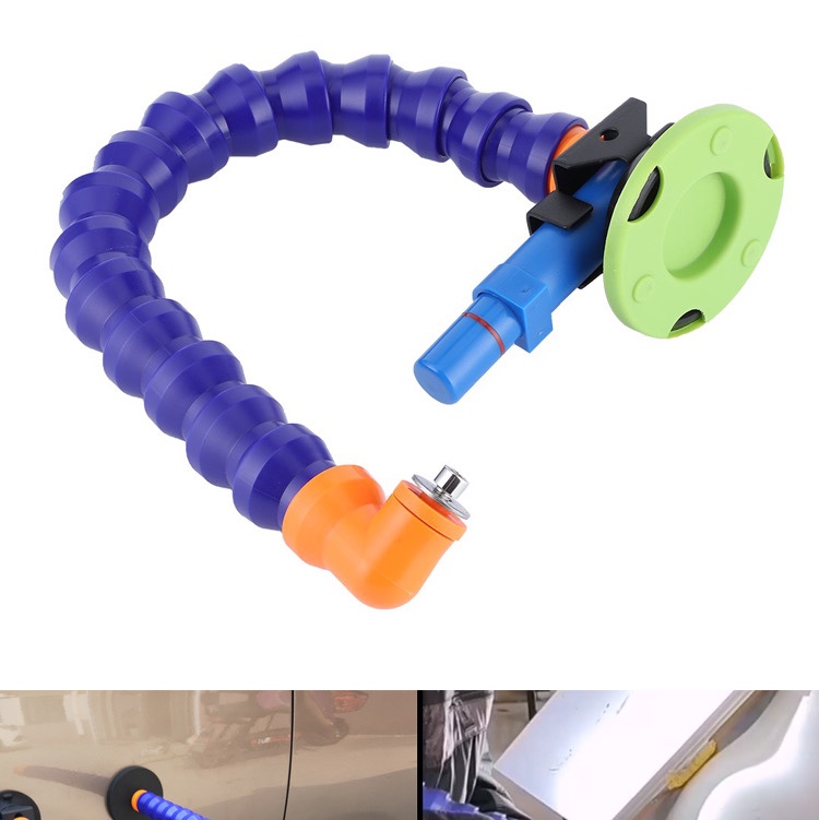 Blue 3-inch pump suction cup car dent repair tool, leveling lamp bracket suction cup type car sheet metal