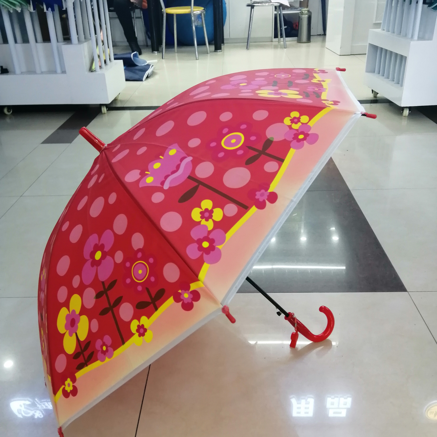 50公分POE儿童创意雨伞小花