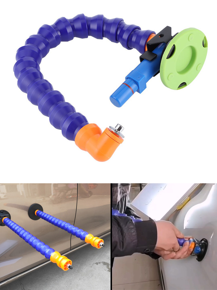 Blue 3-inch pump suction cup car dent repair tool, leveling lamp bracket suction cup type car sheet metal Item Picture