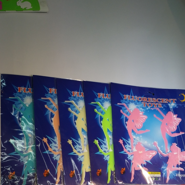 Glow-in-the-dark wall stickers Decorative wall stickers flower fairy stickers